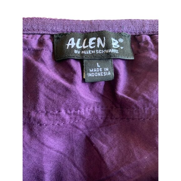 🍒 2/$20 🍒 Purple Multi-Layer Ruffled Tank Top in Varying Shades sz Large - Picture 3 of 6